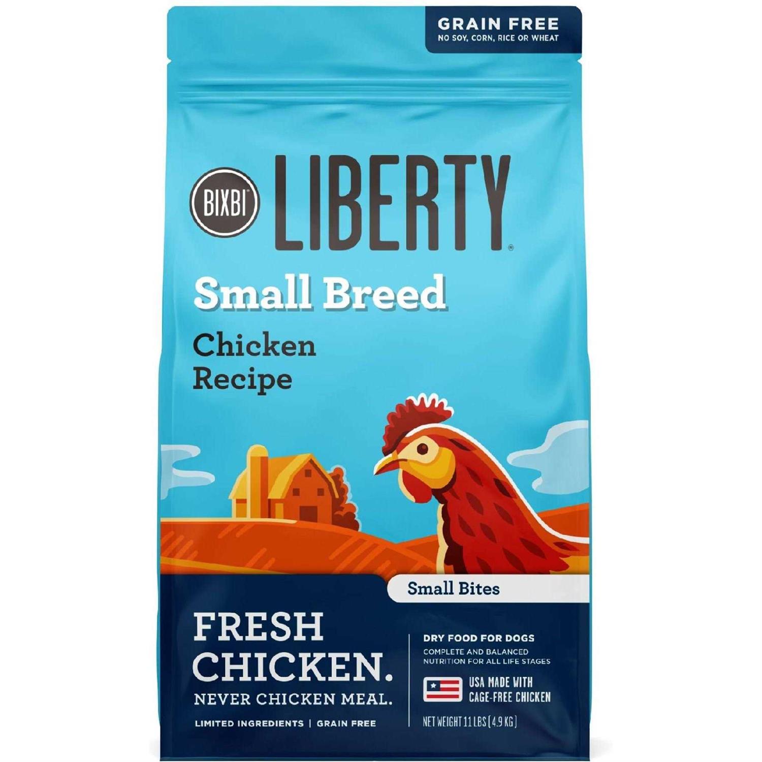 Bixbi Liberty Small Breed Grain Free Dry Dog Food Chicken - Pet Supplies online store