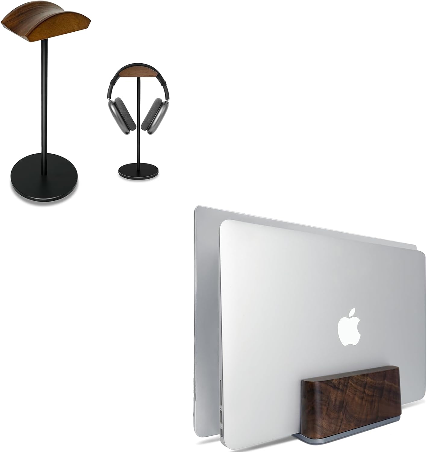 GEVO Desktop Vertical Laptop Stand and Headphone Stand