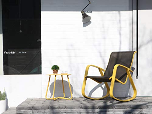 Grand patio Outdoor Side Table, Small Round End Table Accent Table for Patio Porch Deck, Sage Green