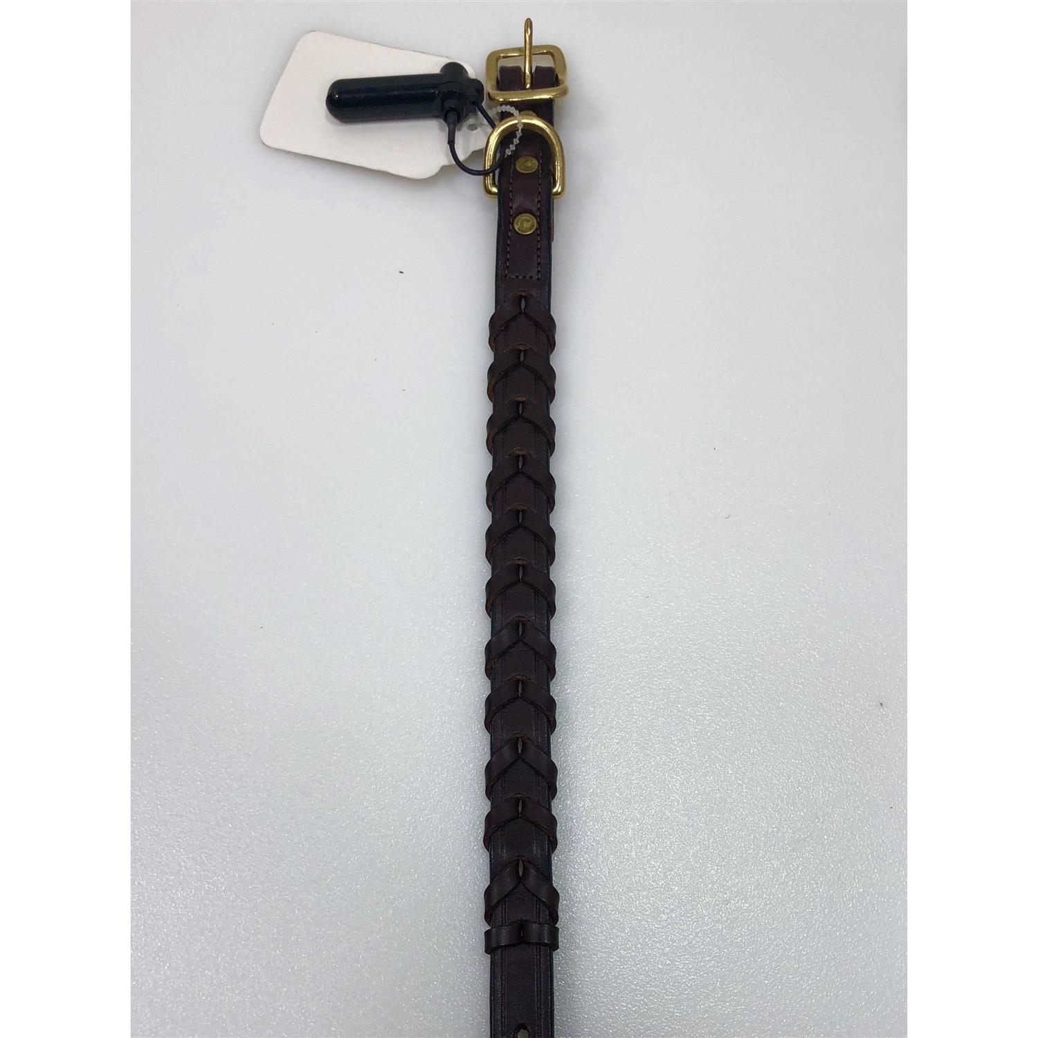 Tory Leather Rolled Leather Dog Collar - Pet Supplies online store