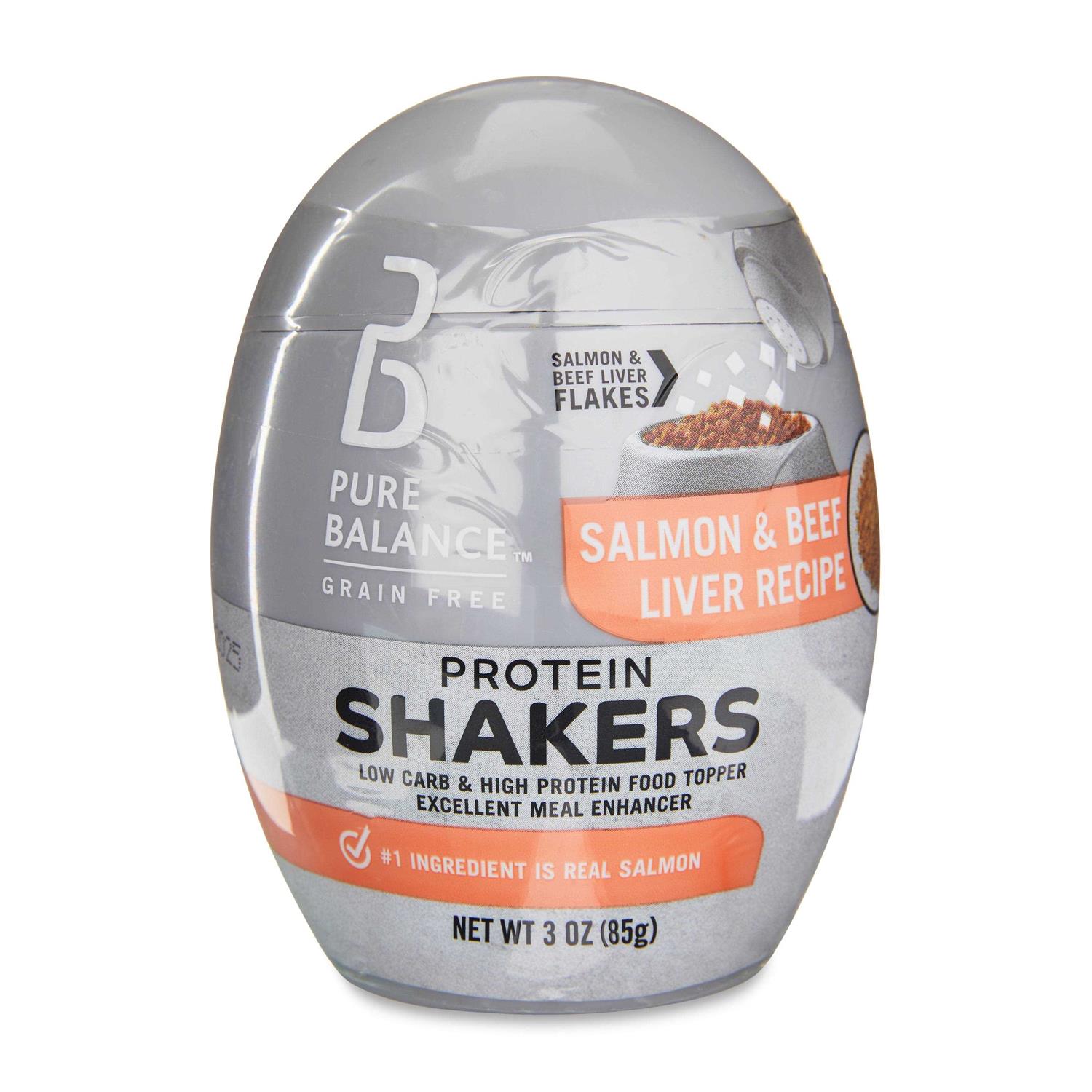 Pure Balance Salmon & Beef Liver Recipe Protein Shakers - Pet Supplies online store