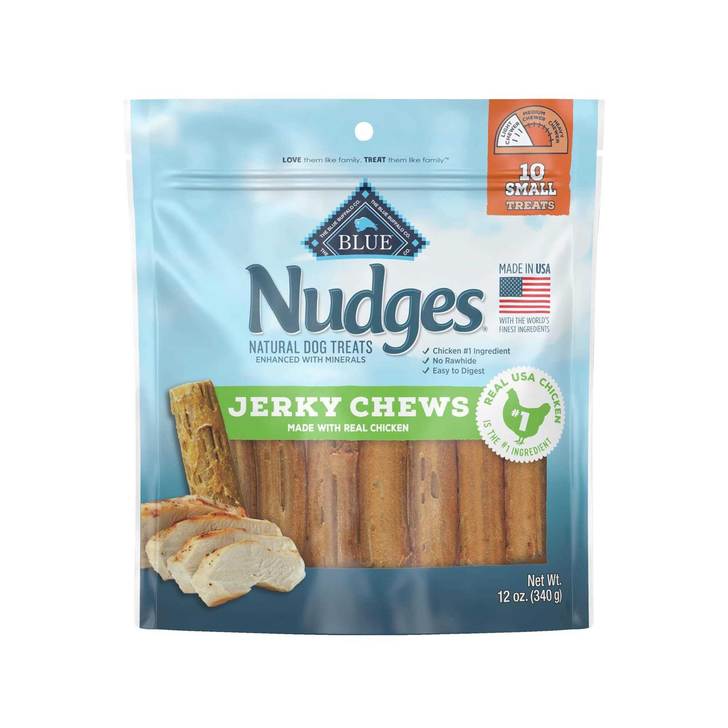 Blue Buffalo Nudges Jerky Chews Natural Dog Treats - Pet Supplies online store