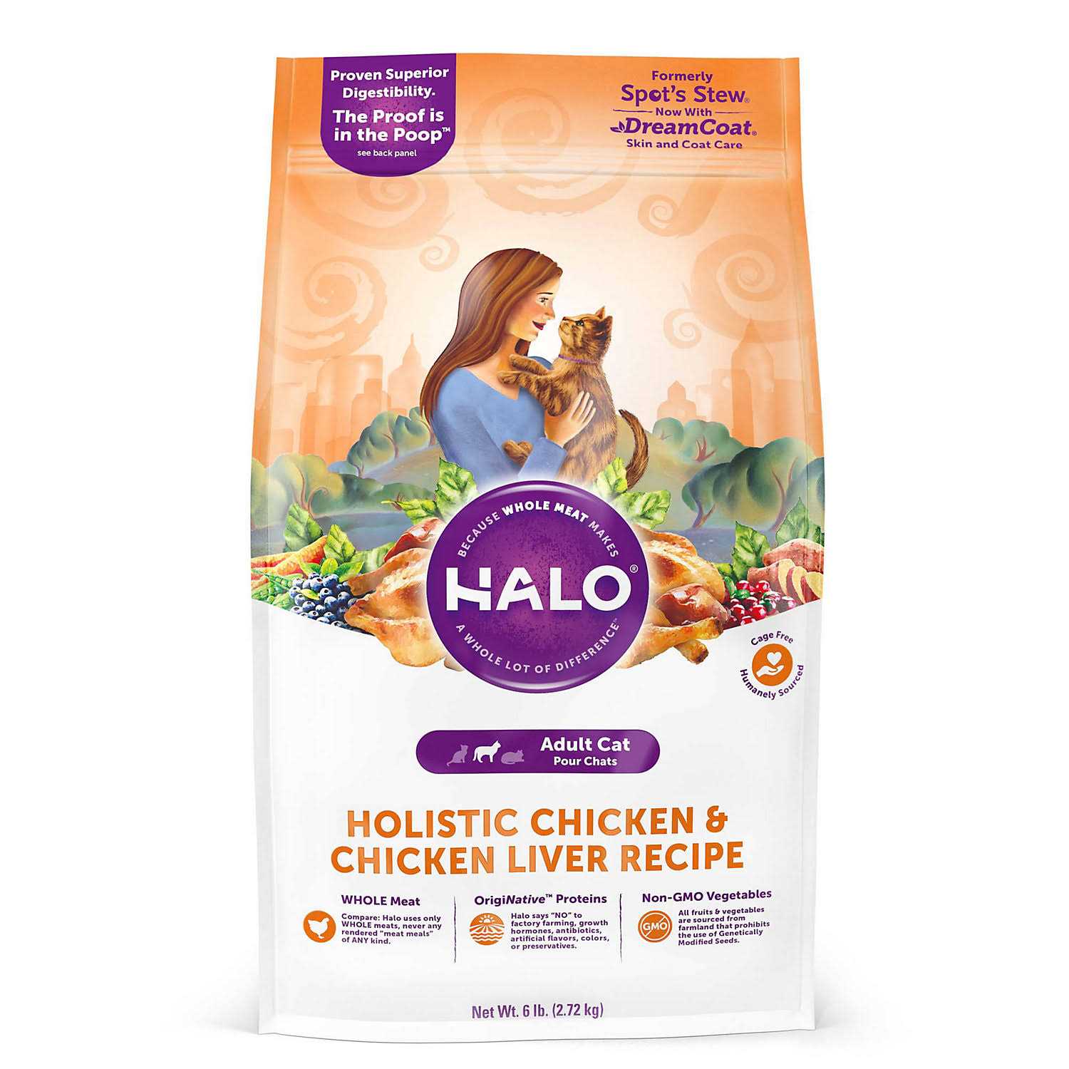 Halo Spot's Stew Indoor Dry Cat Food - Pet Supplies online store
