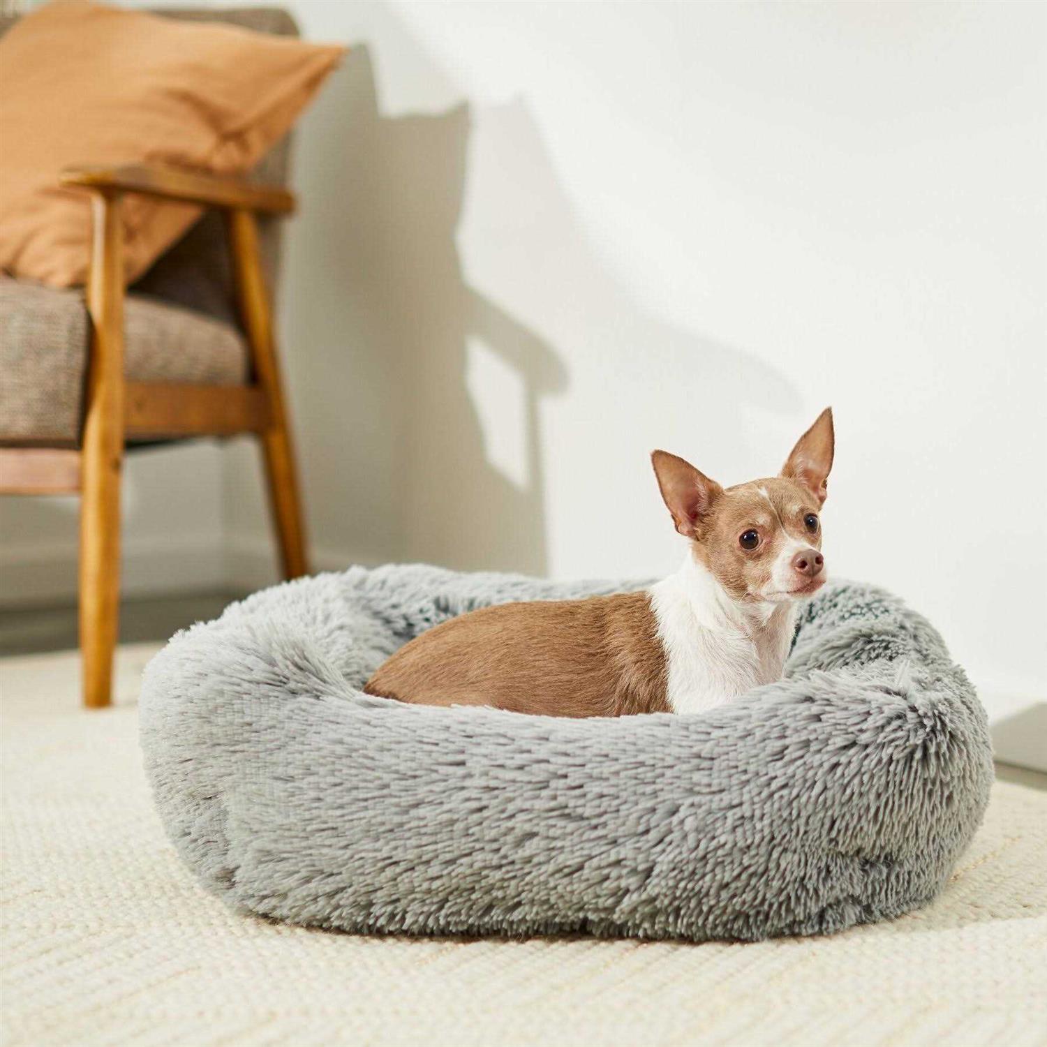 Frisco Orthopedic Rectangular Bolster Cat Dog Bed w/Removable COVER - Pet Supplies online store