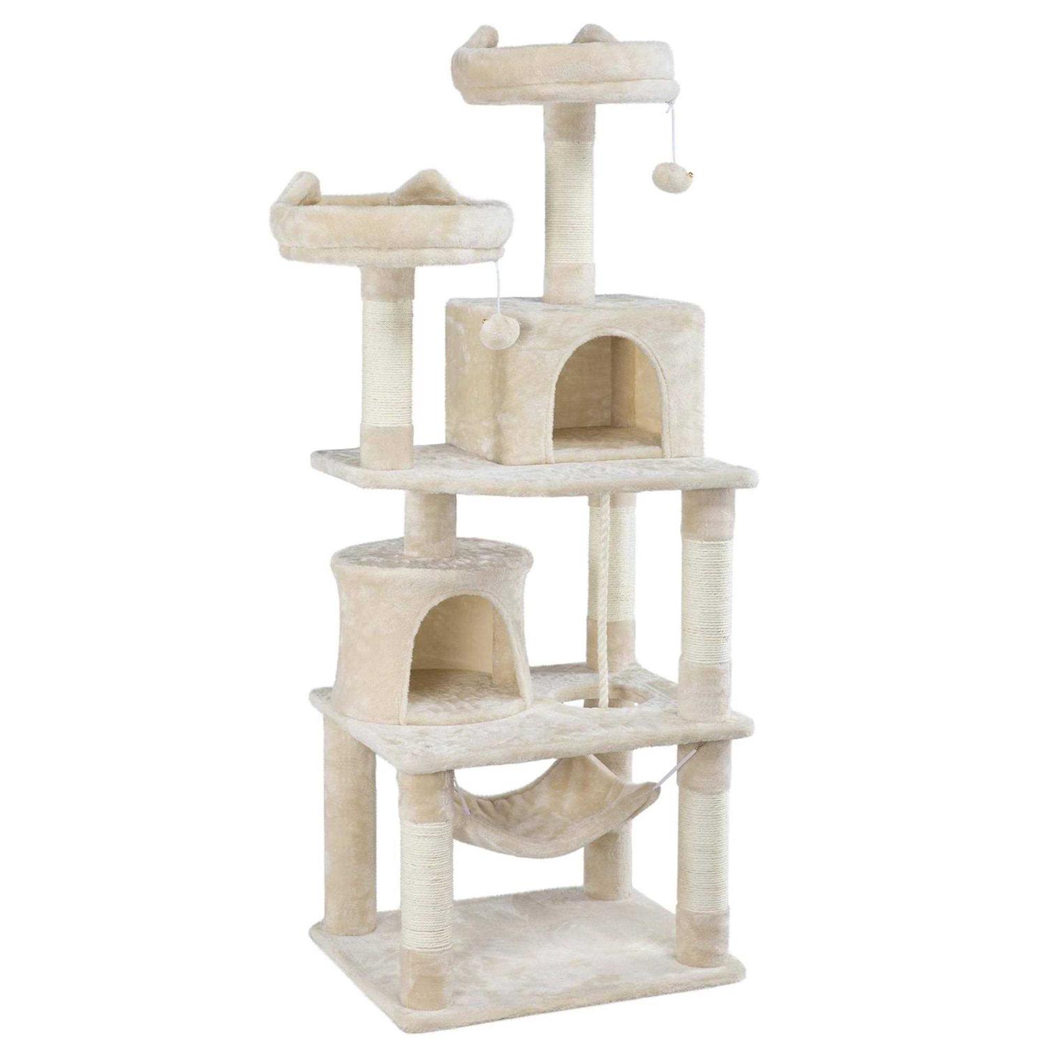 Topeakmart 4-Level Large Cat Tree Condo with 2 Perches - Pet Supplies online store