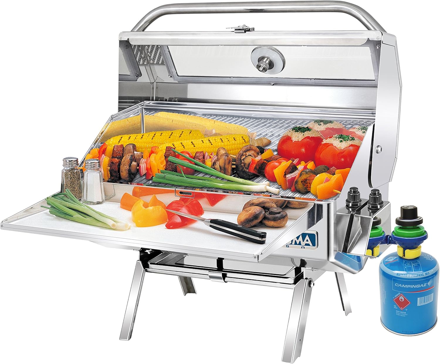 Magma Products A10-918-2GSCE-2, Newport 2 Infra Red, Gas Grill, Type 2 Valve, CE