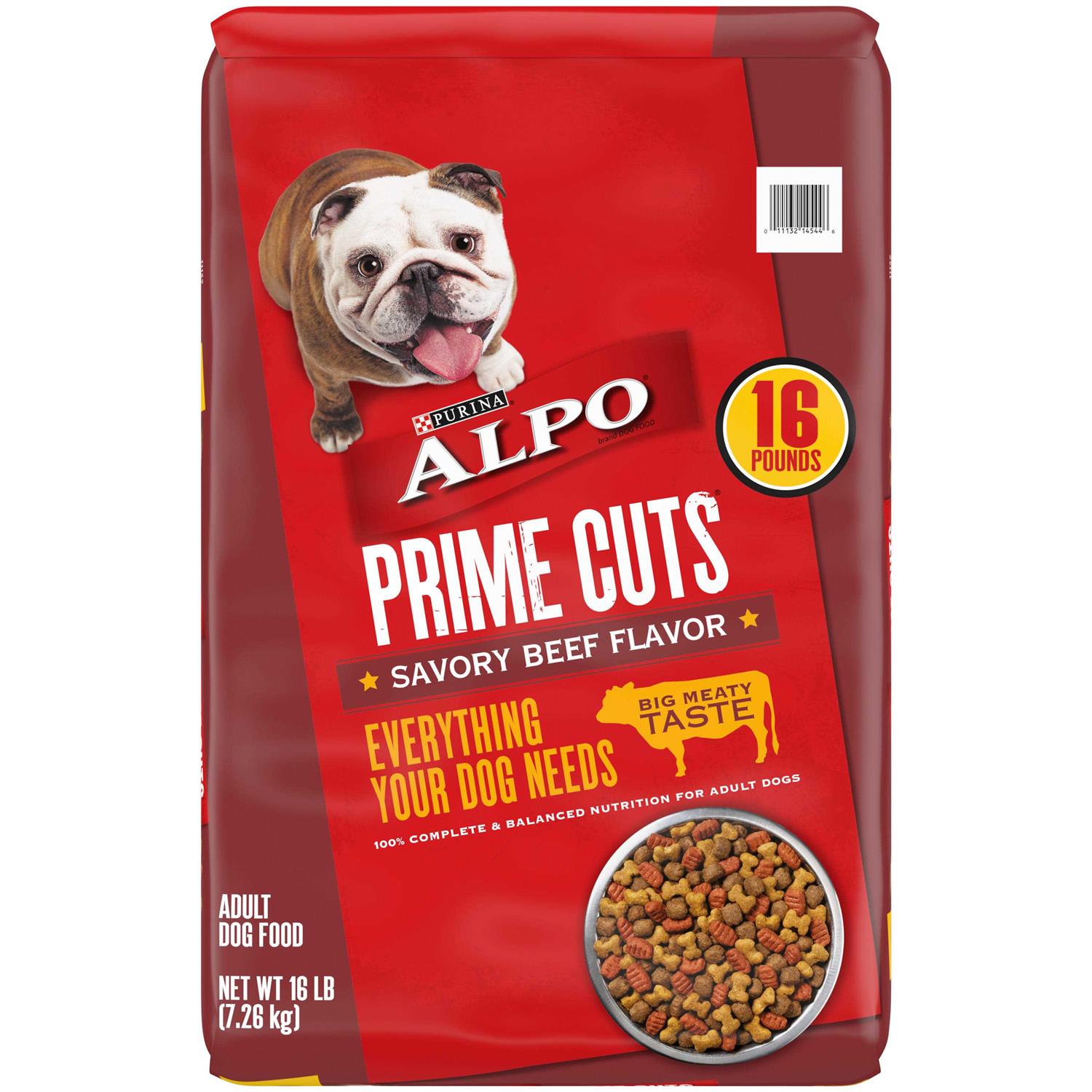 Purina Alpo Prime Cuts Savory Beef Dry Dog Food - Pet Supplies online store