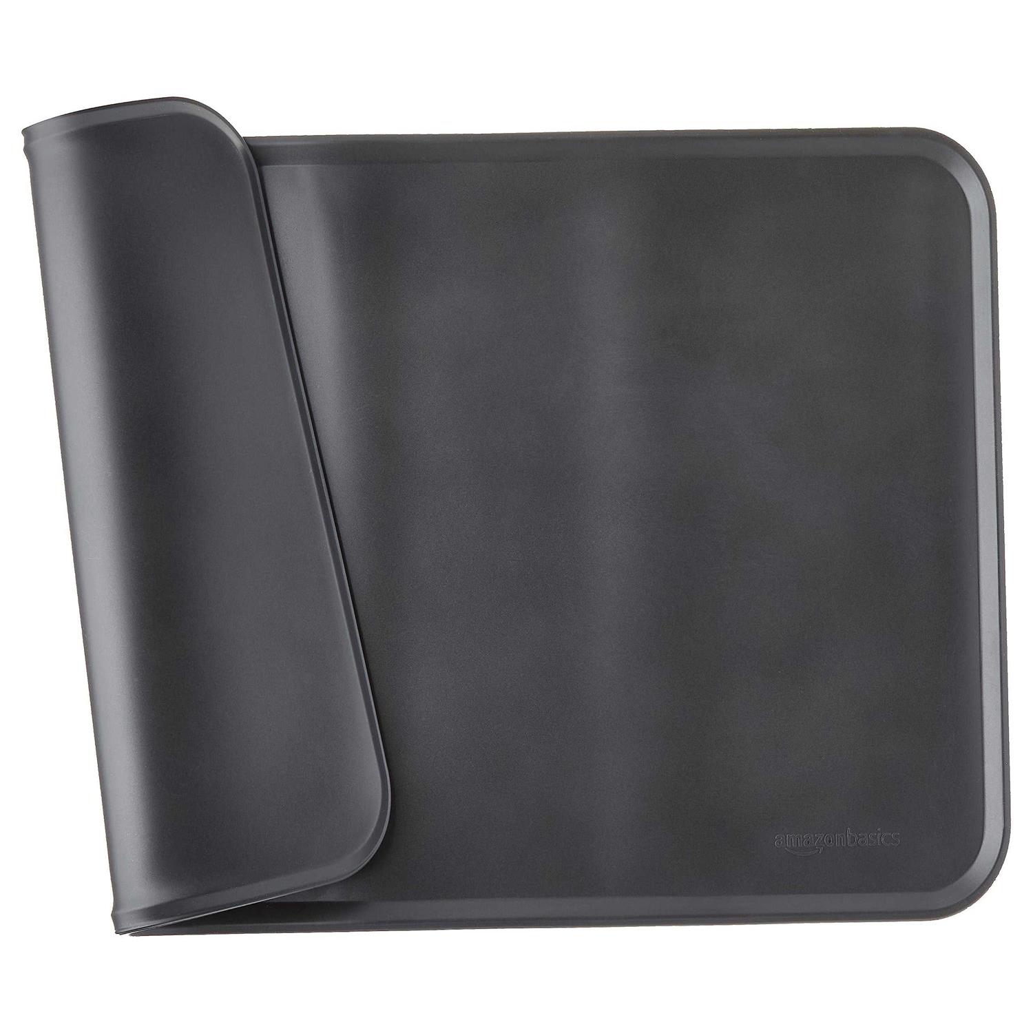 Amazon Basics Waterproof Anti-Slip Silicone Pet Food and Water Bowl Mat - Pet Supplies online store