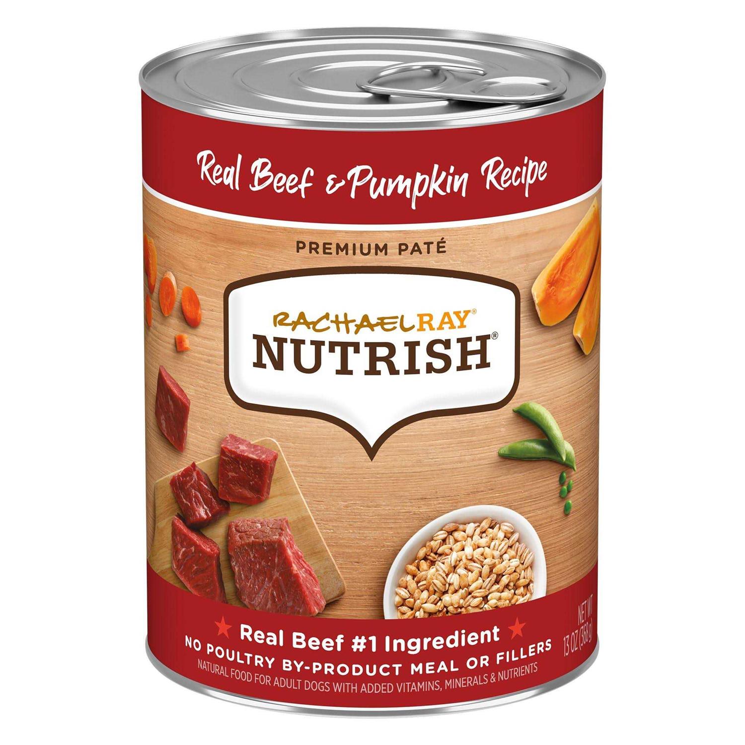 Rachael Ray Nutrish Real Beef & Pumpkin Recipe Wet Dog Food - Pet Supplies online store