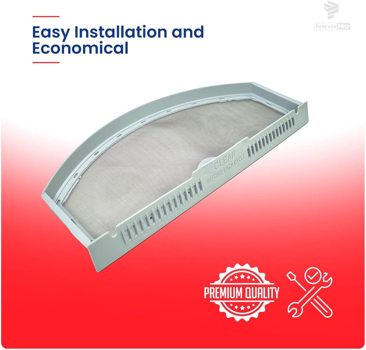 Direct Replacement for GE WE03X23881 Appliance Lint Filter PS11763056