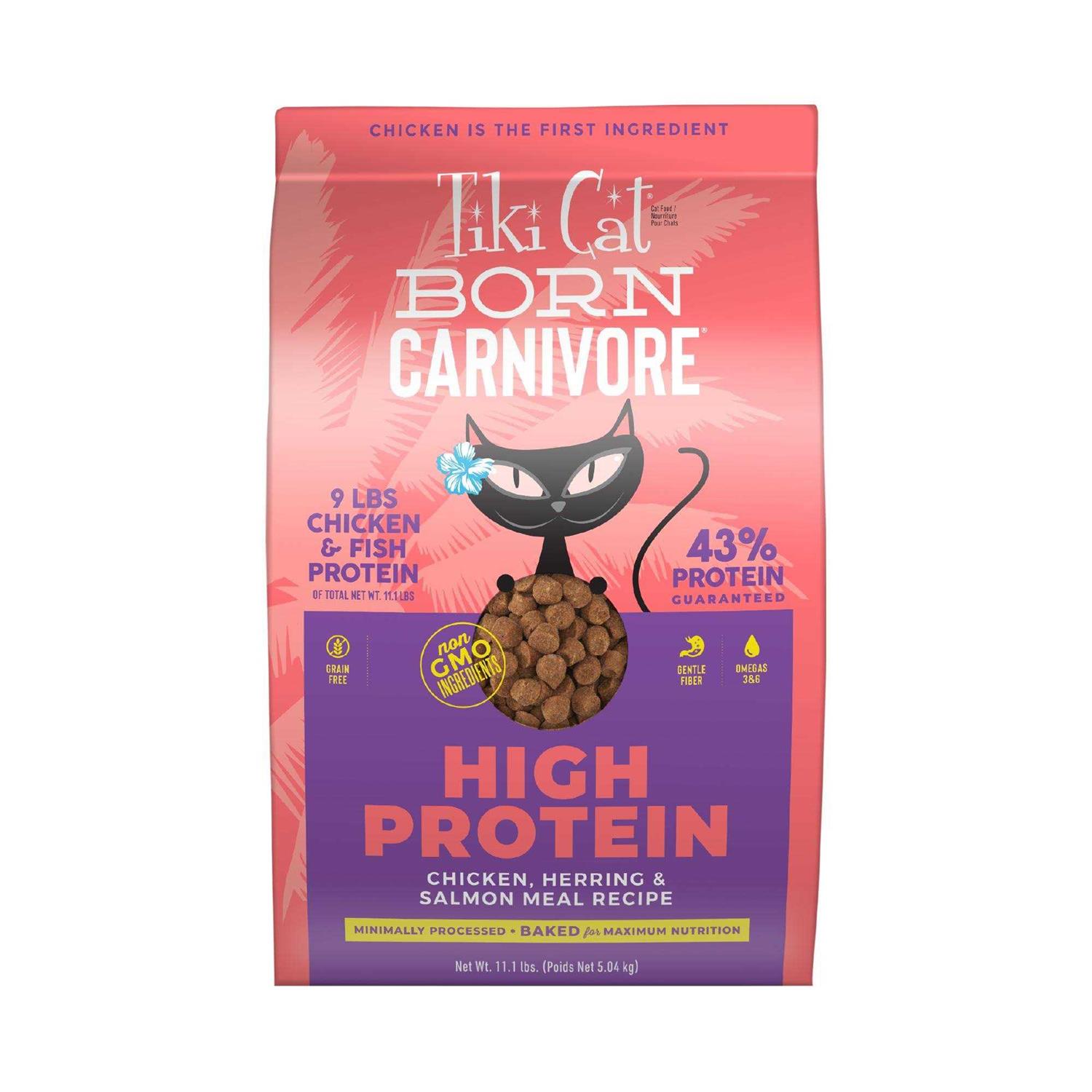 Tiki Cat Born Carnivore Herring Dry Food - Pet Supplies online store