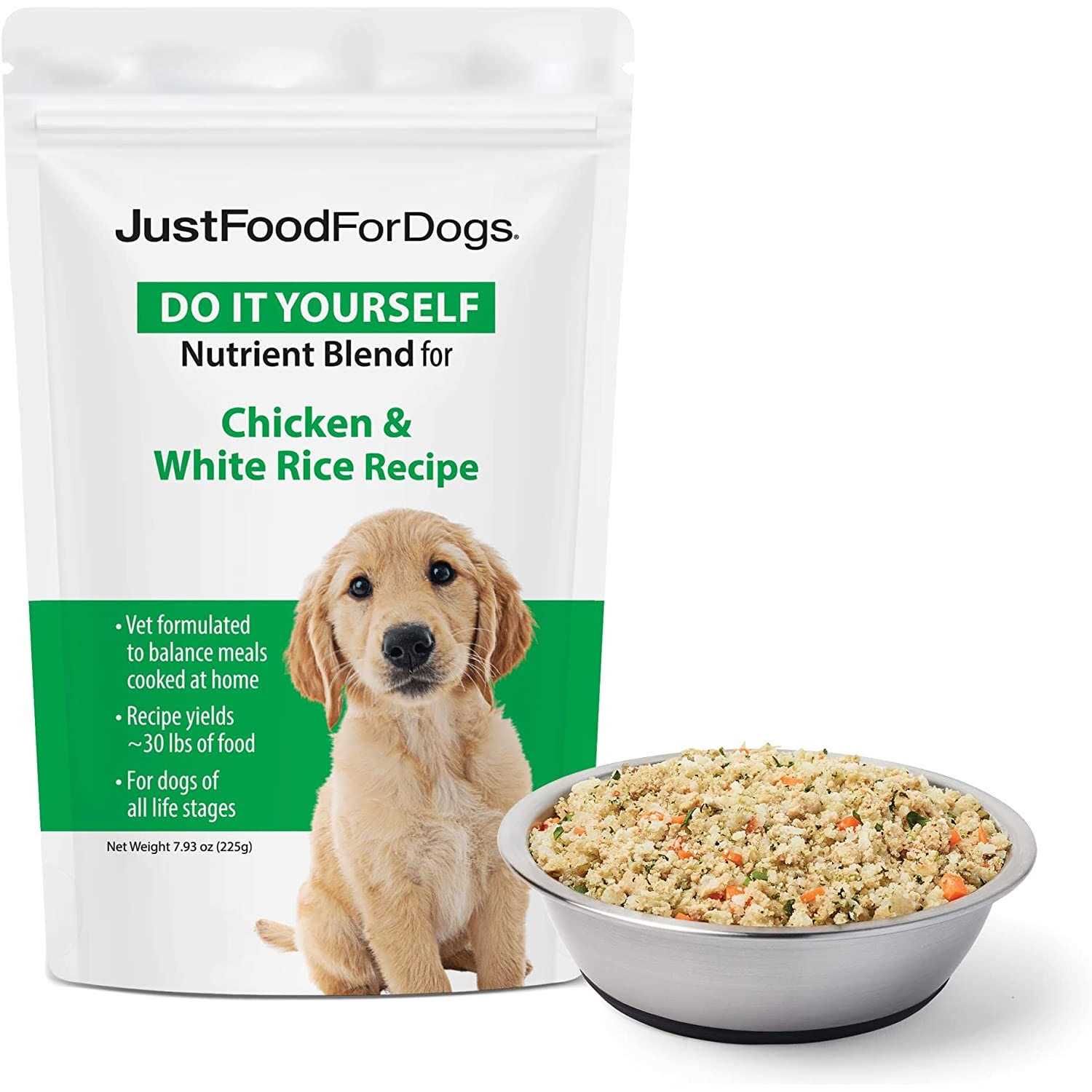 JustFoodForDogs DIY Nutrient Blend For Homemade Dog Food - Pet Supplies online store
