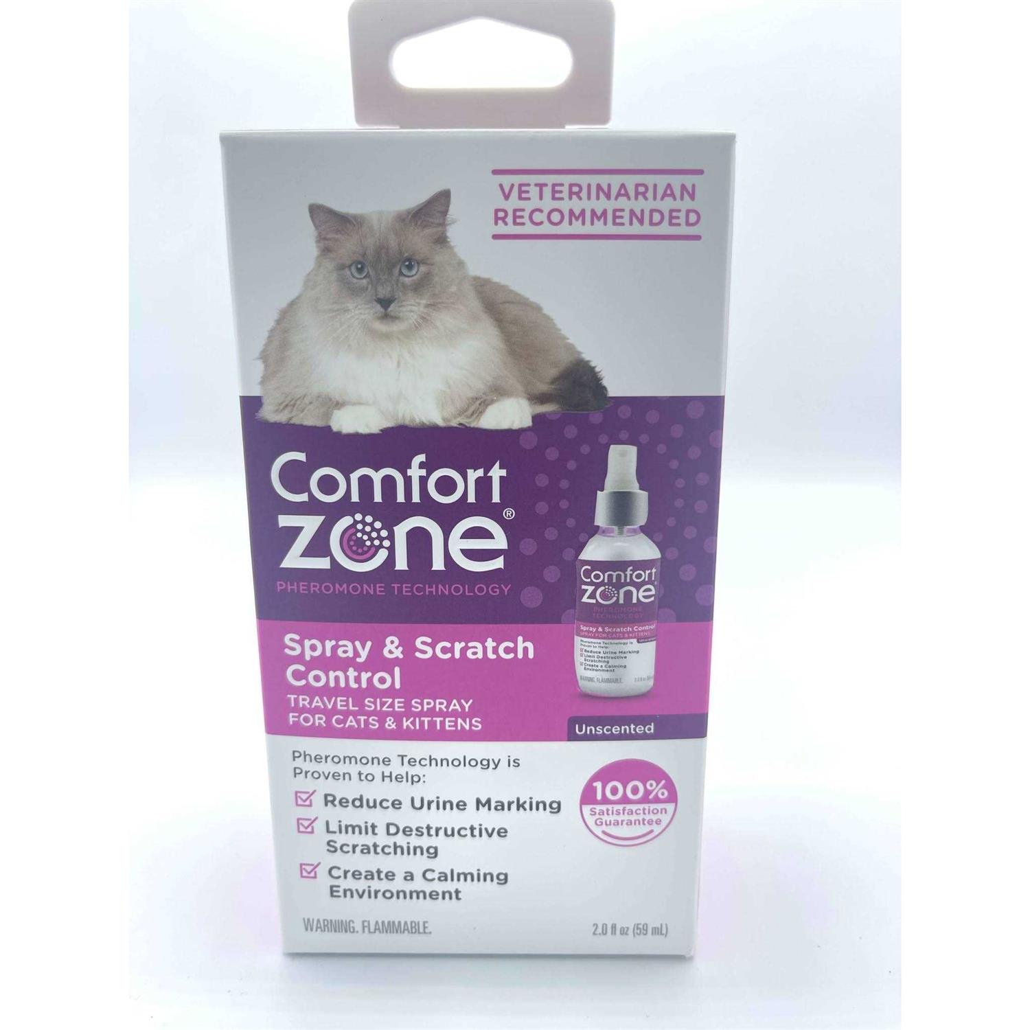 Spray Comfort Zone Cat Calming Spray & Scratch - Pet Supplies online store