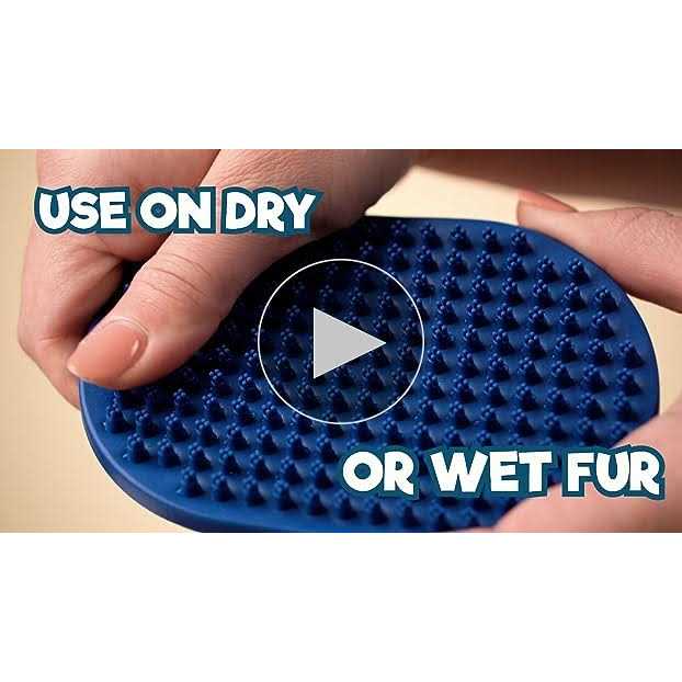 Bodhi Dog New Grooming Pet Shampoo Brush Soothing Massage Rubber Bristles Curry Comb for Dogs & Cats Washing - Pet Supplies online store