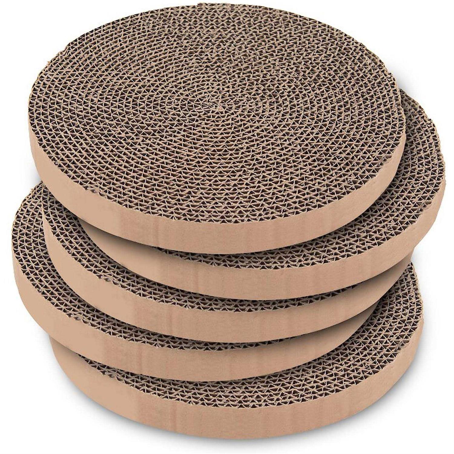 Best Pet Supplies Scratch and Spin Cat Scratcher Replacement Pads for Active Play - Pet Supplies online store