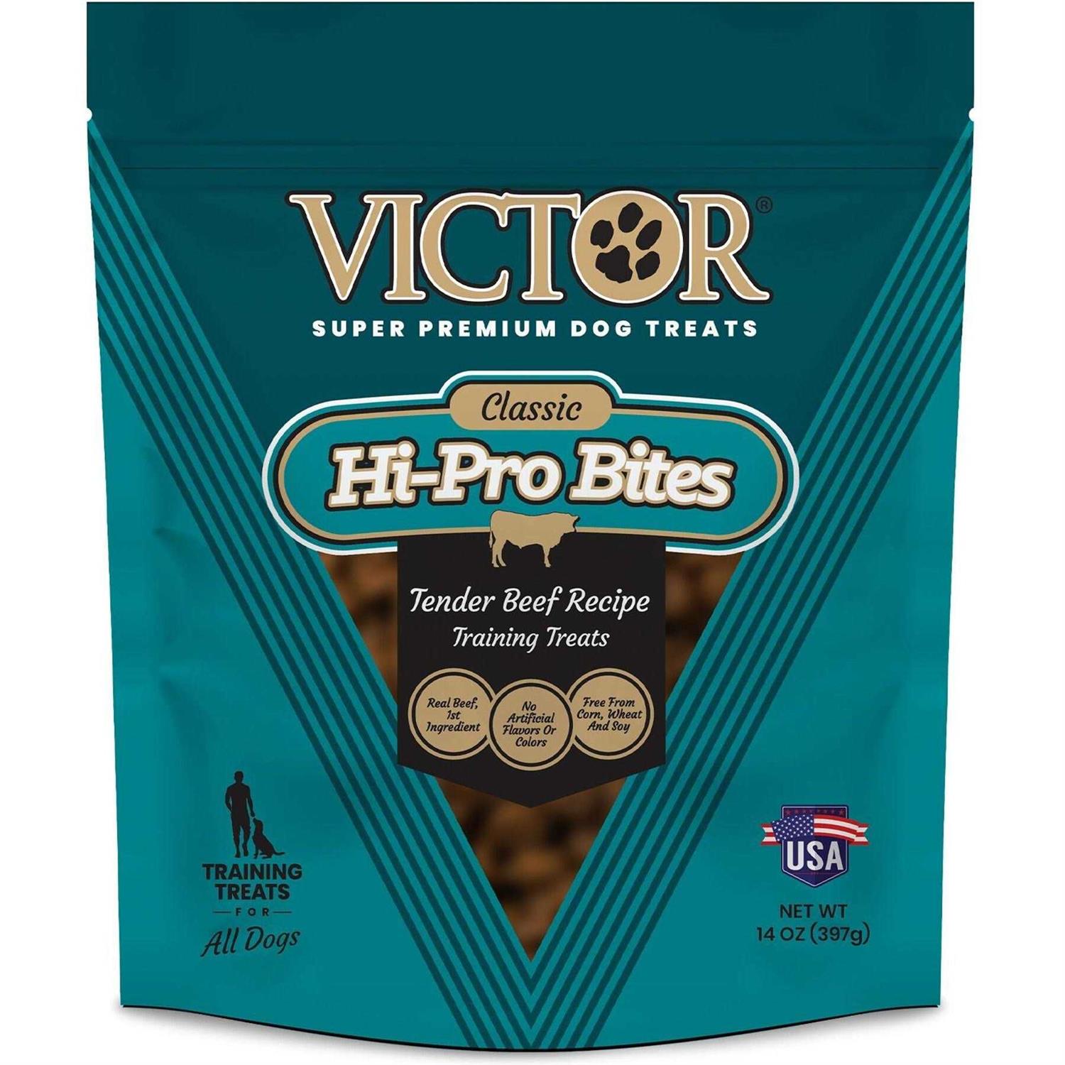 Victor Classic Hi-Pro Bites Tender Beef Recipe Training Dog Treats - Pet Supplies online store