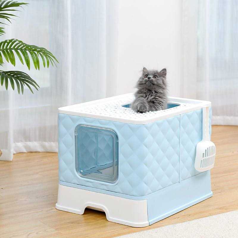 PAWZ Road Enclosed 2 Ways Anti-splash Cat Litter Box - Pet Supplies online store