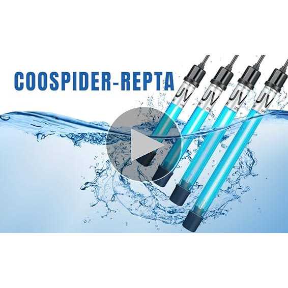 coospider-repta Aquarium UV Sterilizer for Aquarium UVC Light Fish Tank Light 5W - Pet Supplies online store