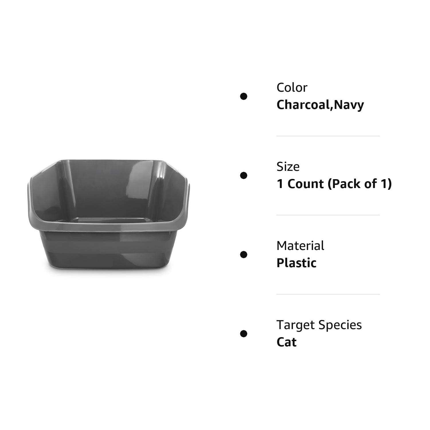 So Phresh Charcoal Shatter Shield High-Back Cat Litter Box - Pet Supplies online store