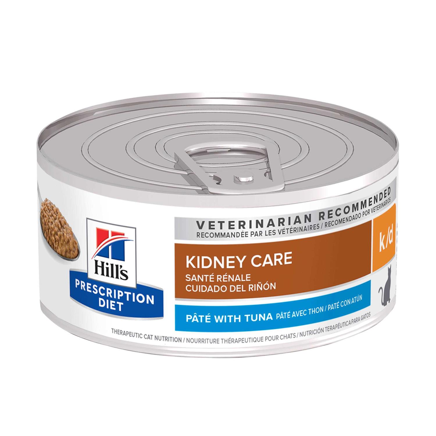 Hill's Prescription Diet k/d Kidney Care with Tuna Wet Cat Food - Pet Supplies online store