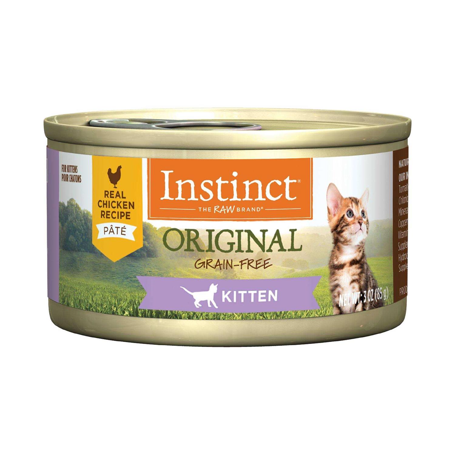 Instinct Original Kitten Real Chicken Recipe Grain-Free Wet Cat Food - Pet Supplies online store