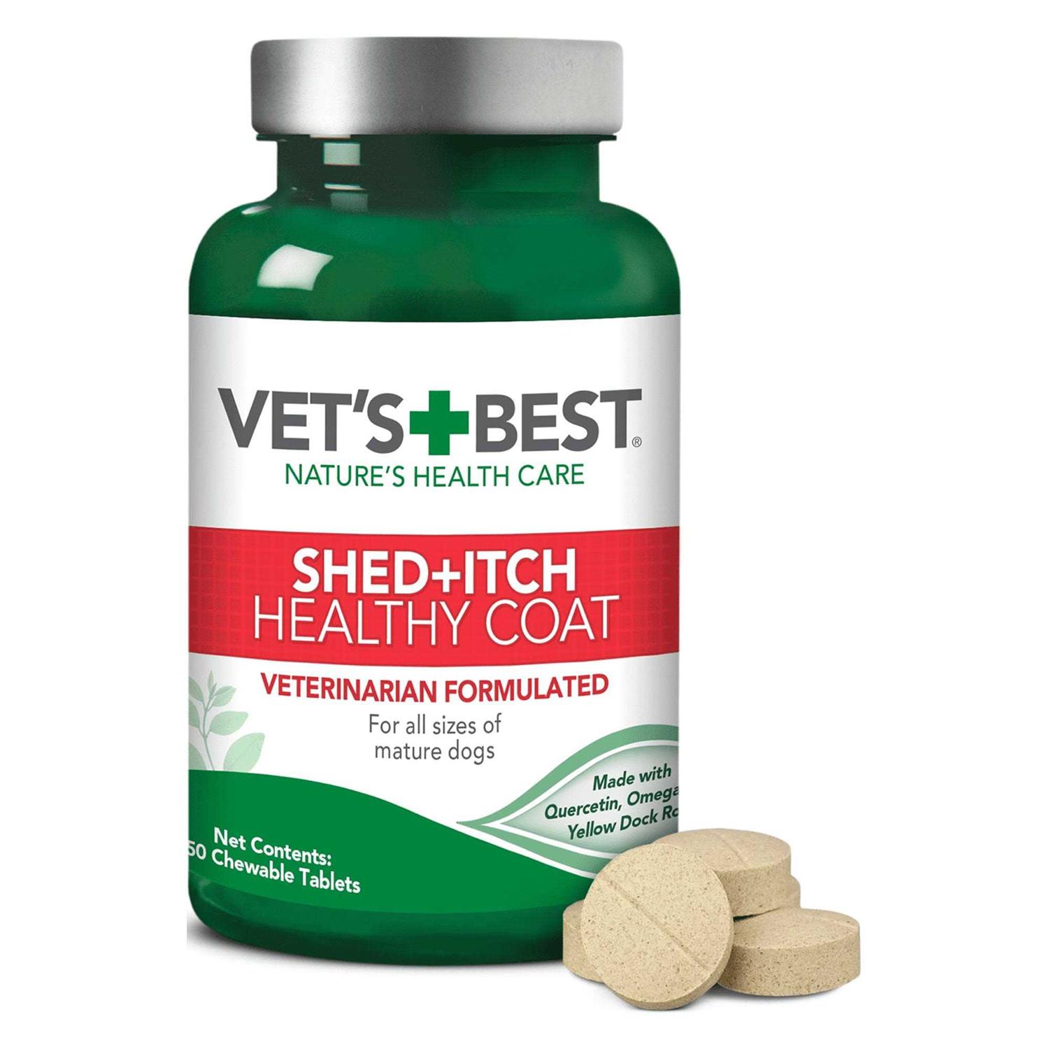 Vet's Best Healthy Coat Shed and Itch Relief Dog Supplements - Pet Supplies online store