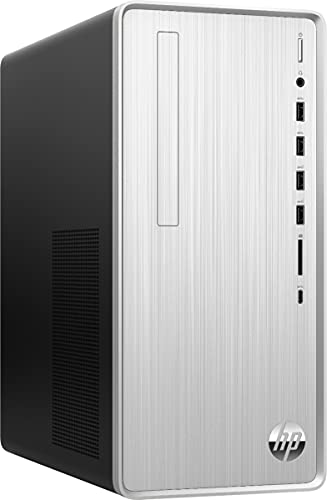 HP Newest Pavilion TP01 Desktop Computer, AMD Ryzen 7-5700G (Beats i9-10900), AMD Radeon, DVD Writer, Wireless, 9 USB Ports, HDMI, Bluetooth, Windows 11 Home (32GB RAM | 1 TB PCIe SSD)