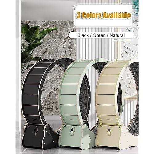 Large Cat Exercise Wheel 40 inch Solid Wood Cat Wheel Exerciser for Indoor Cats - Pet Supplies online store