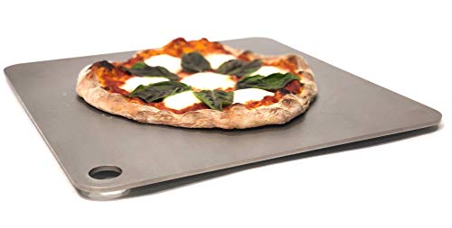 by Conductive Cooking - Square Pizza Steel Plate for Oven Cooking and Baking (3/8