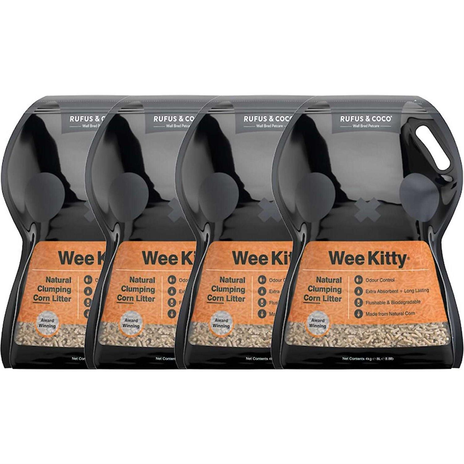 Rufus & Coco Wee Kitty Clumping Corn Cat Litter - Pet Supplies online store