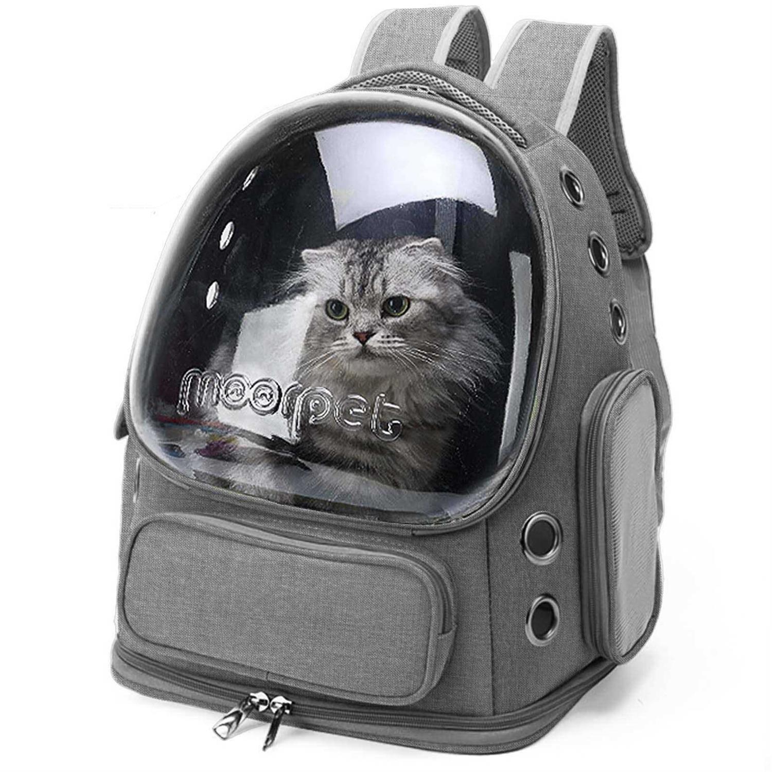 Cat Carrier Backpack Dog Backpack Carrier for Small Dogs Pet Bubble Backpack Bag with Air Holes Airline Approved Travel Carrier - Pet Supplies online store