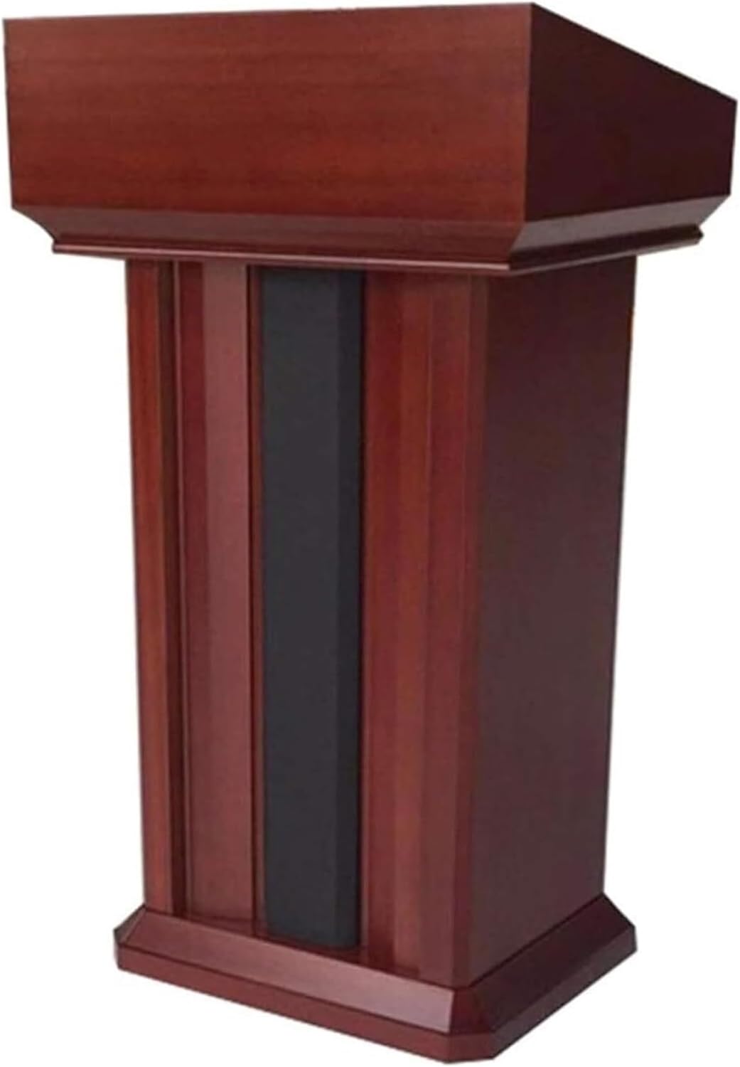 Podium Podiums Wooden Lecture Podium Portable Lectern Podium Floor Standing Podiums Welcome Reception Desk for Churches,Conference Conference Halls