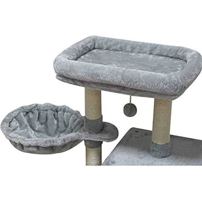 FISH&nap us09h Cute Cat Tree Kitten Cat Tower for Indoor Cat Condo Sisal Scratching Posts with Jump Platform Cat Furniture Activity Center Play House - Pet Supplies online store