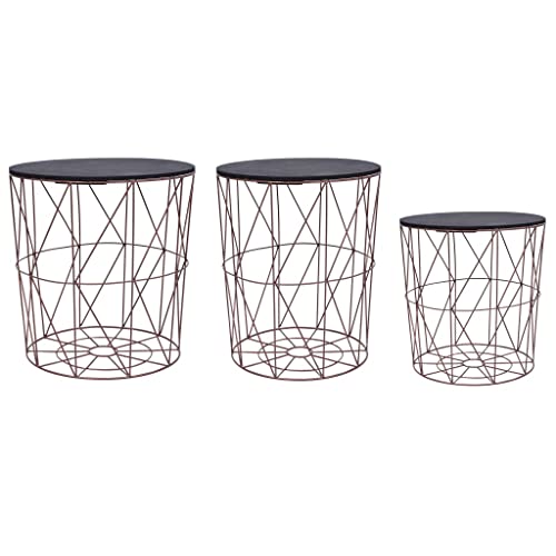 Coffee Table 3 pcs White, End Tables, Living Table, Center Tables for Living Room, Living Room Furniture for Office, Lounge, Cafe, Study, Bedroom