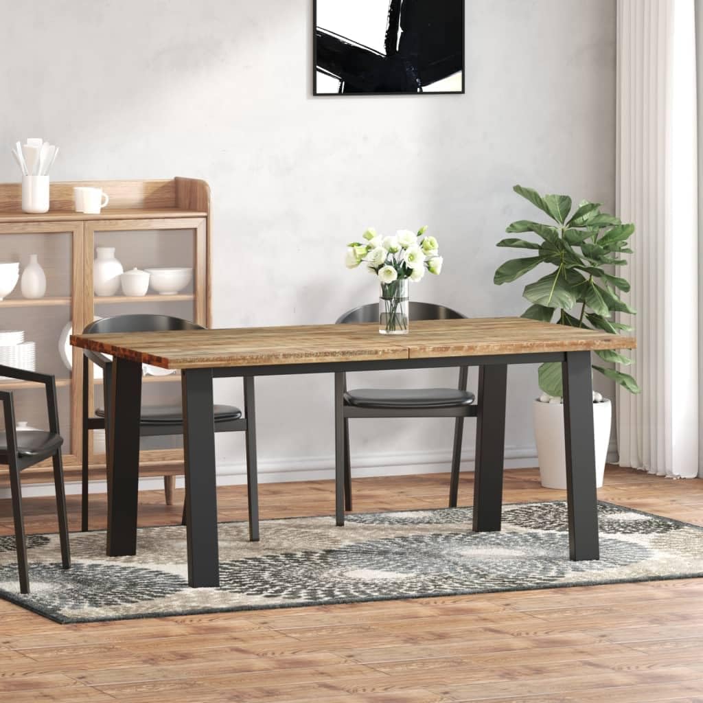 Counter Height Table Small Kitchen Table Kitchen Island Kitchen Island with Seating - Dining Table Solid Acacia Wood 66.9