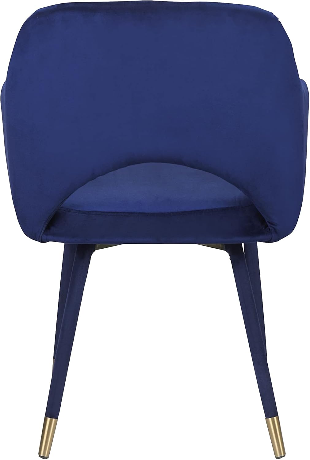 Applewood Accent Chair, Ocean Blue Velvet & Gold 59852