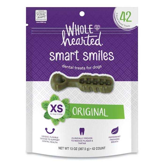 WholeHearted Smart Smiles Original Flavor Dog Treats - Pet Supplies online store