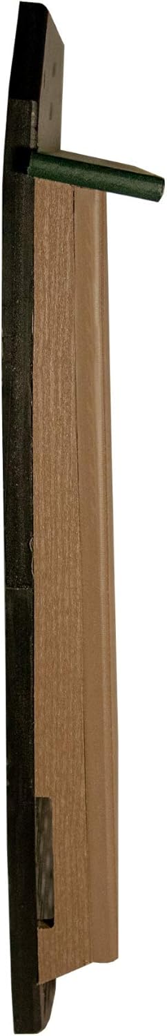 JCs Wildlife Poly Lumber Single Chamber Bat House - Holds up to 100 Bats, Easy for Bats to Land and Roost - Outdoor Bat Shelter - Weather Resistant Material