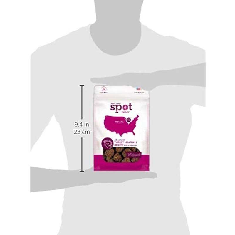 Spot Farms Turkey Meatball Dog Treats with Cranberries - Pet Supplies online store