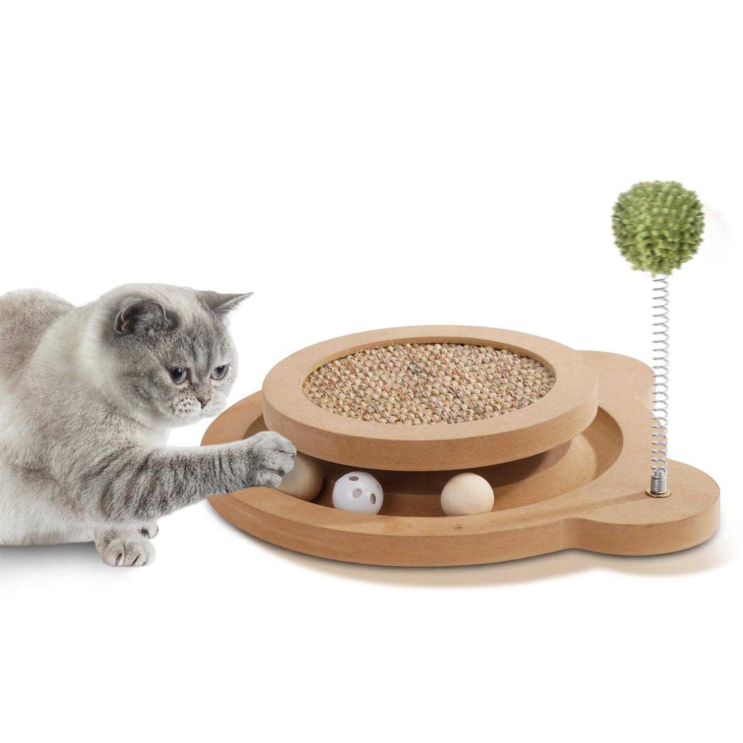 Sancagy Cat Scratcher 3rd Generation Cat Scratching Board 3 In1 Cat Toys for Indoor Cats - Pet Supplies online store