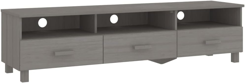 TV Cabinet HAMAR Light Sideboard,Kitchen Cabinet,Suitable for bedrooms, Living Rooms, Living Rooms, corridors, Entrance Halls,Gray 62.2