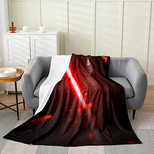 Cute Chinese Game Fleece Throw Blanket Super Soft Cozy Mahjong Flannel Blanket for Kids Women Adults Game Playing Plush Blanket Green Red Fuzzy Blanket for Sofa Bed Couch(60x80 Inches)