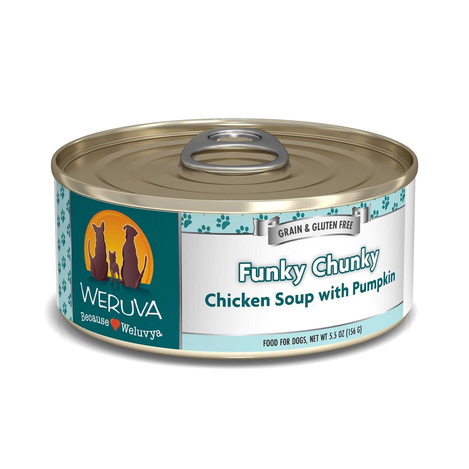 Weruva Funky Chunky Chicken Soup Canned Dog Food - Pet Supplies online store