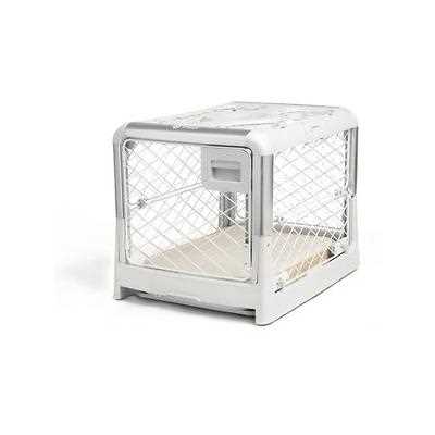 Diggs Revol Collapsible Dog Crate | Portable, Small Dog Crate | Ash - Pet Supplies online store