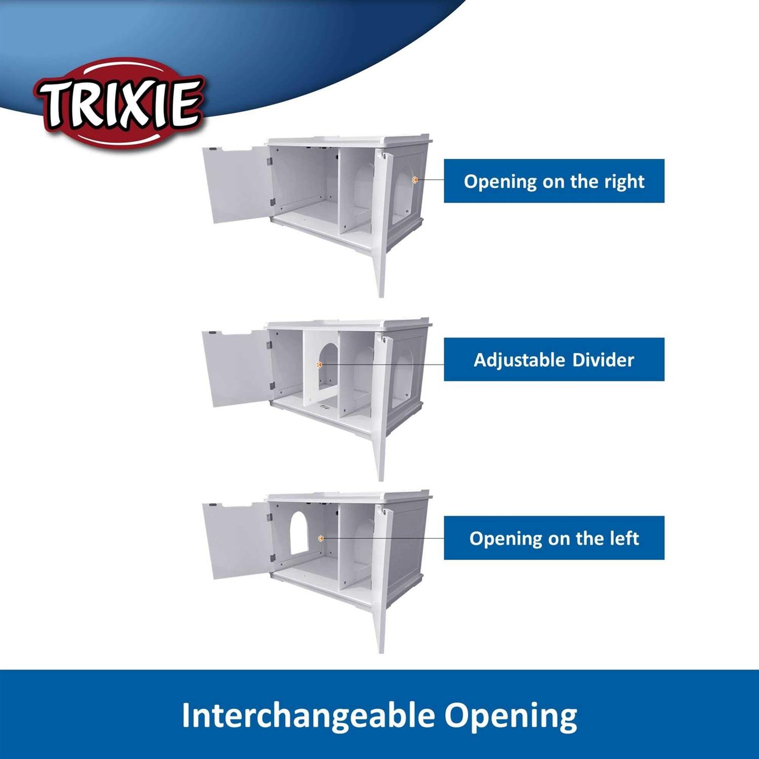 TRIXIE XL Wooden Cat House & Litter Box - Pet Supplies online store