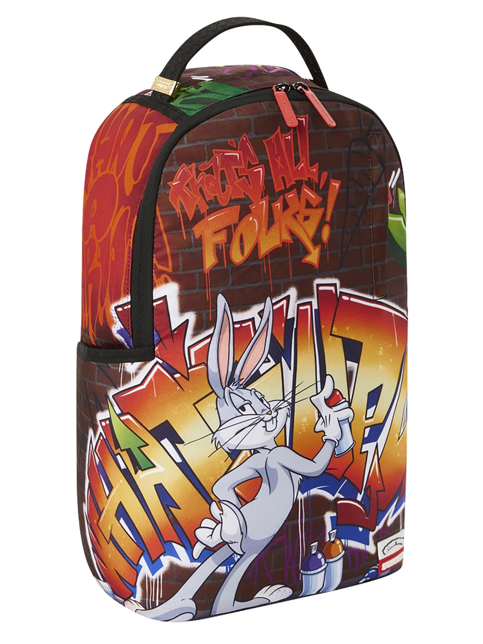 Sprayground Looney Toons Bugs Graffiti Backpack, Multicoloured