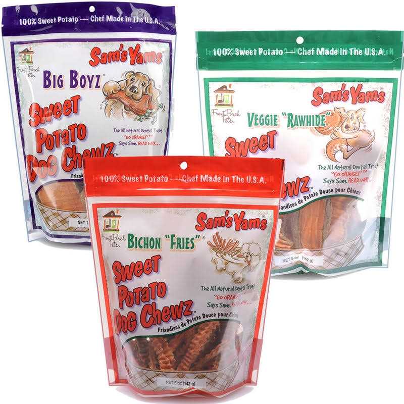 Sam's Yams Sweet Potato Dog Treats - Pet Supplies online store