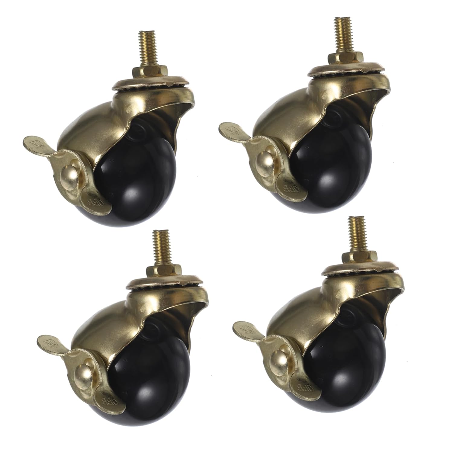 NUOBESTY 4Pcs Earth Wheel Universal Game Chair wear-Resistant Chair casters Heavy Multifunction Supplies Multi-Functional Furniture casters Furniture Home Office Accessories