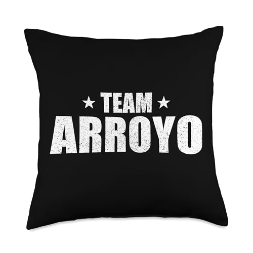 Arroyo Last Name American Hispanic Mexican Spanish Family Throw Pillow
