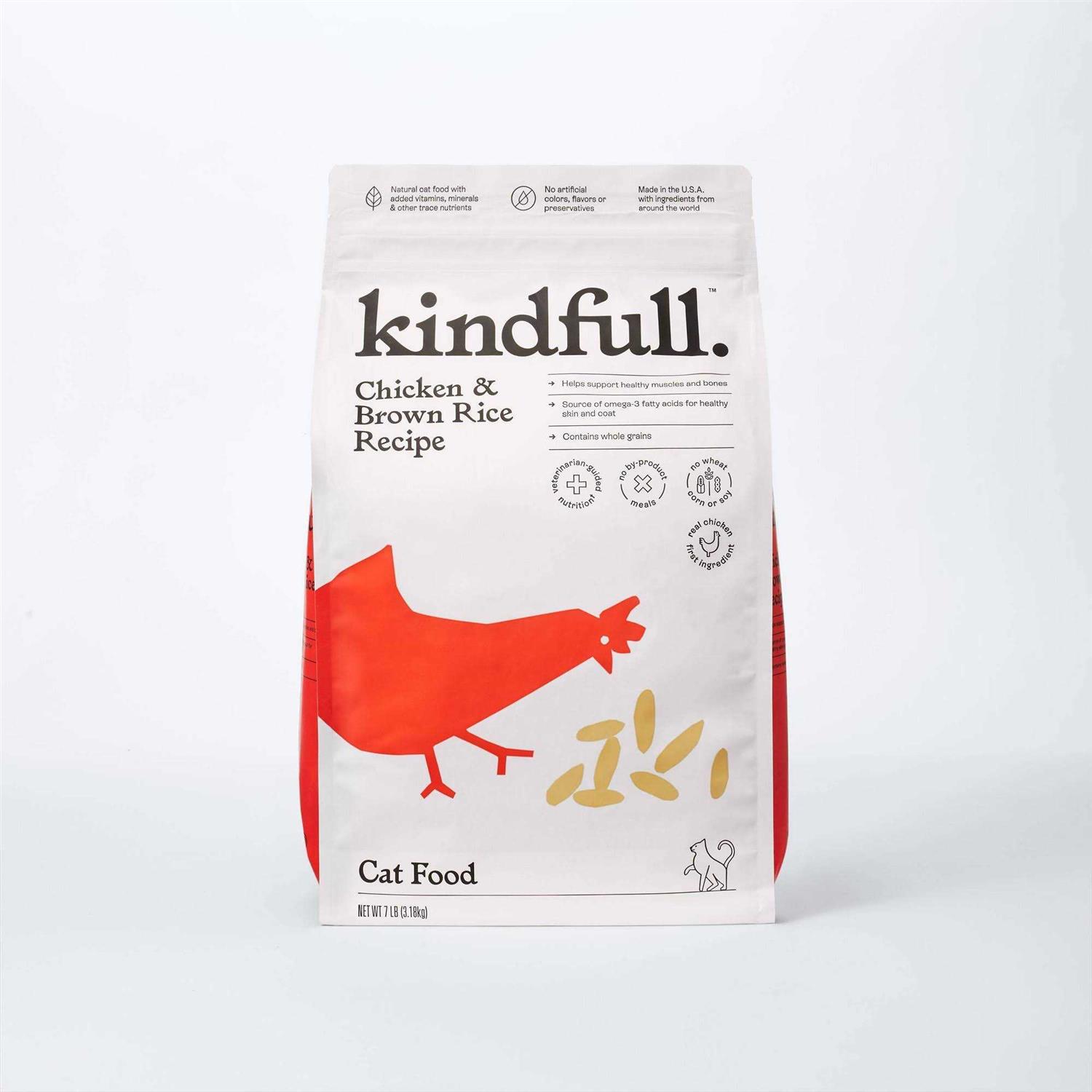 Kindfull Chicken and Brown Rice Dry Cat Food - Pet Supplies online store